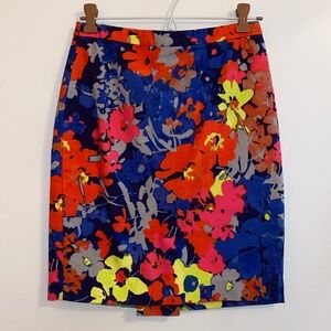 LOFT Floral Skirt